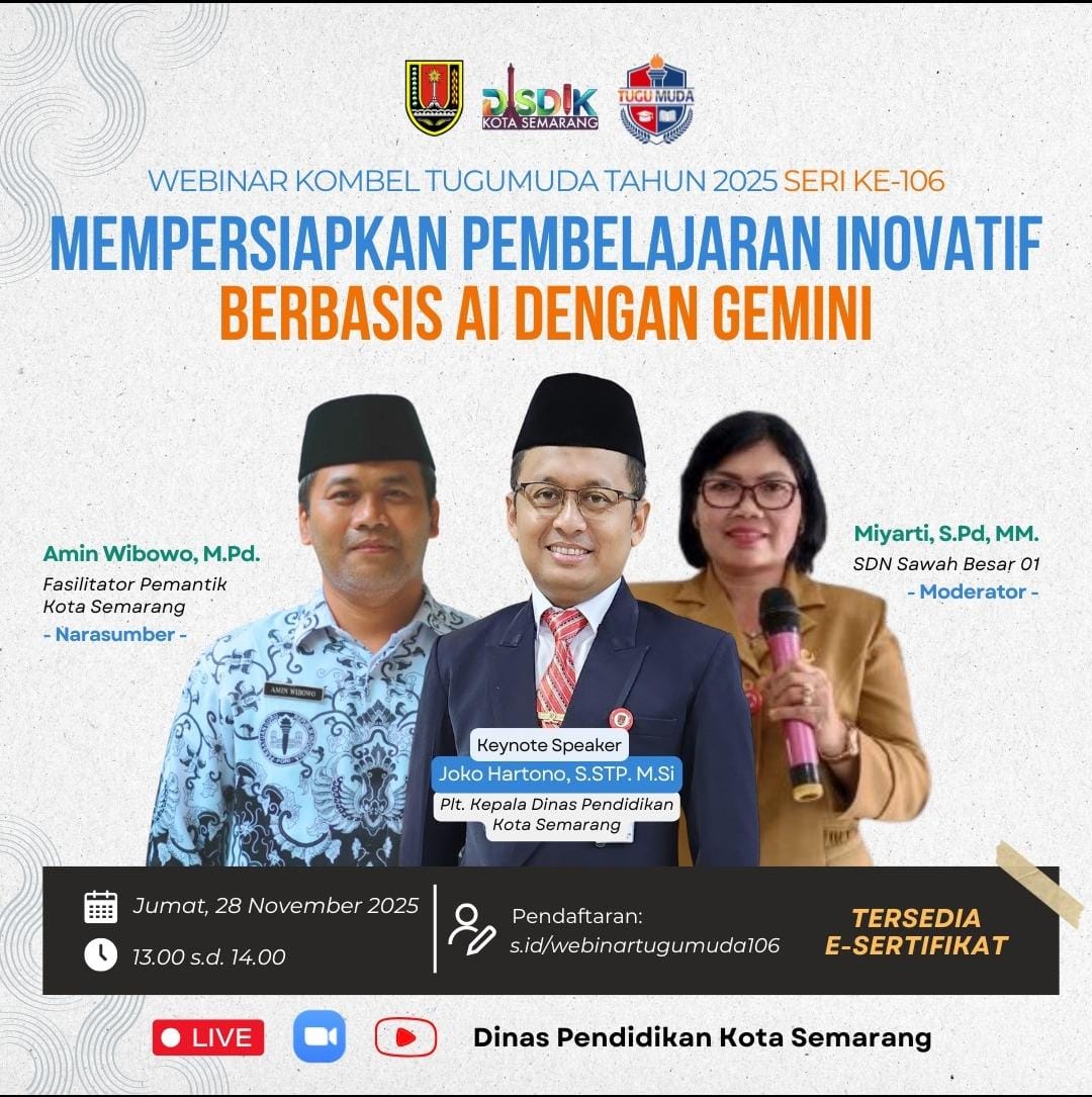 WEBINAR KOMUNITAS BELAJAR TUGUMUDA SERI KE-106
